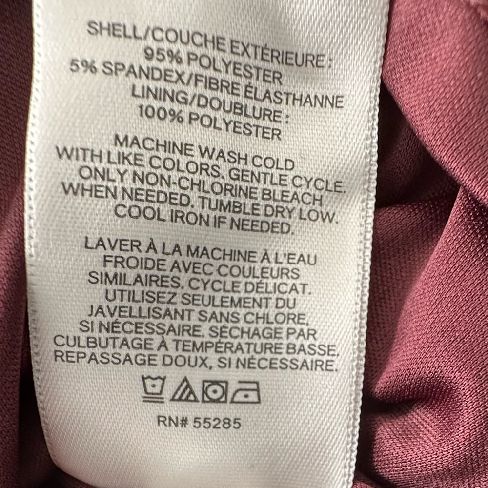 Express Maroon Cocktail Dress. Women’s size Medium - Picture 8 of 8